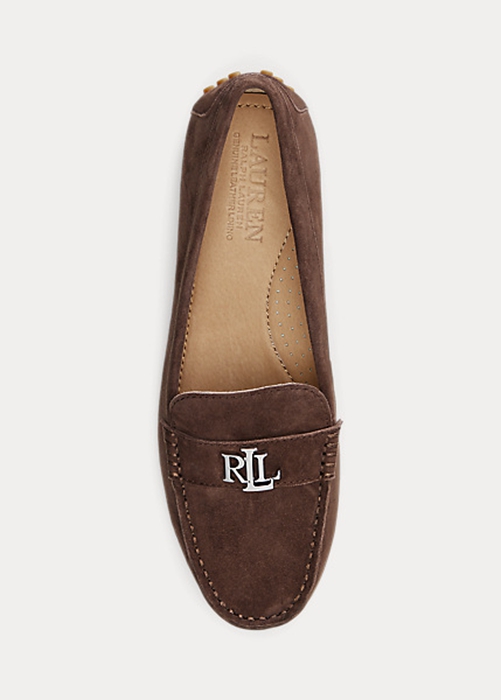 Ralph Lauren Barnsbury Mocka Loafers Dam Bruna | 193047-FKS