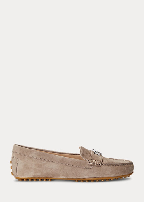 Ralph Lauren Barnsbury Mocka Loafers Dam Grå | 837094-BRS