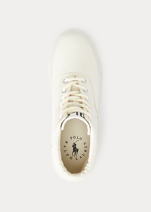 Ralph Lauren Bryn High-Top Sneakers Dam Grädde | 463057-FJD