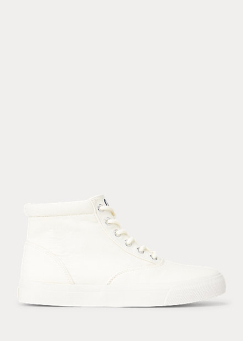 Ralph Lauren Bryn High-Top Sneakers Dam Grädde | 463057-FJD