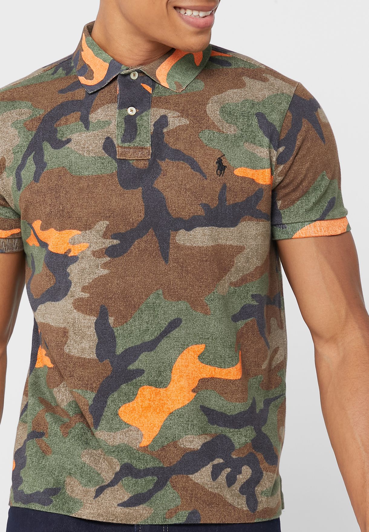 Ralph Lauren Camo Piketröja Herr Olika Färger | 386541-ASV