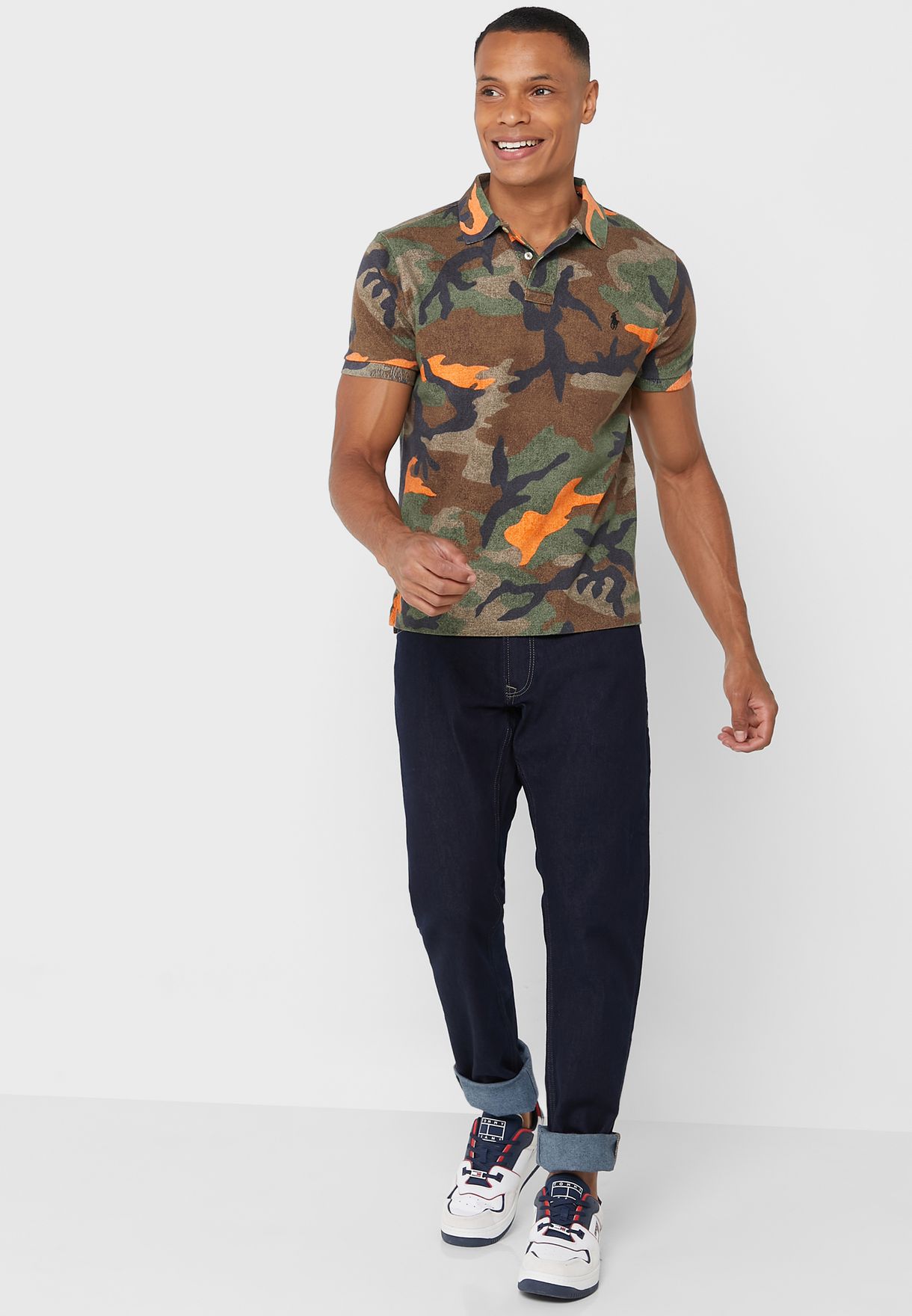 Ralph Lauren Camo Piketröja Herr Olika Färger | 386541-ASV