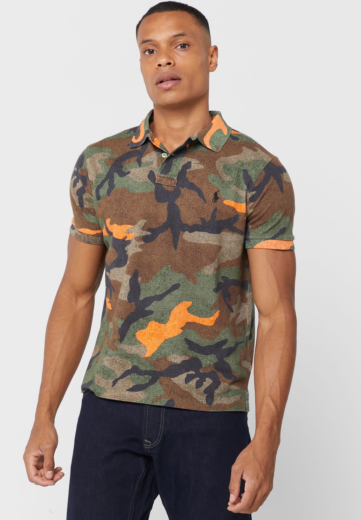 Ralph Lauren Camo Piketröja Herr Olika Färger | 386541-ASV