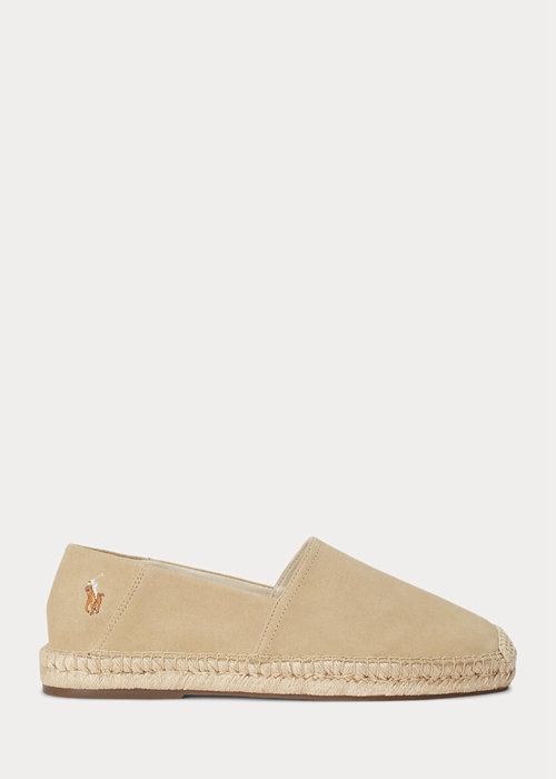 Ralph Lauren Cevio Mocka Espadrille Herr Beige | 503697-YWT