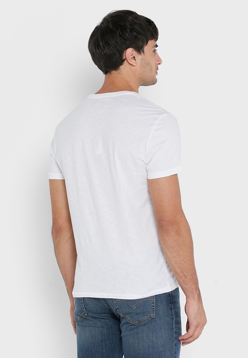 Ralph Lauren Chest Logo T-shirt Herr Vita | 635798-JED