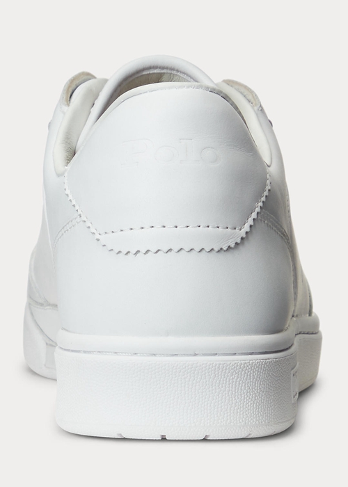 Ralph Lauren Court Sneakers Herr Vita | 693280-WXR