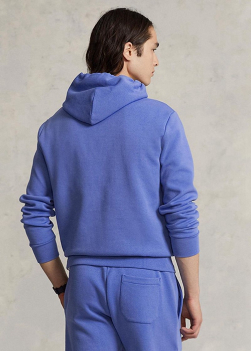 Ralph Lauren Double-knit Hoodie Herr Blå | 273860-IDZ