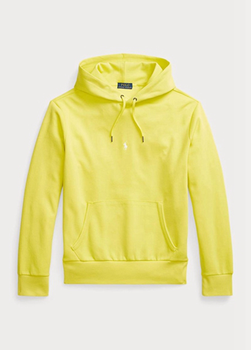 Ralph Lauren Double-knit Hoodie Herr Gula | 165729-OBD