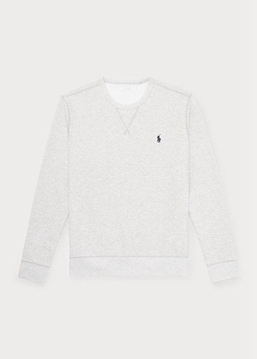 Ralph Lauren Double-knit Pullover Sweatshirt Herr Grå | 023684-BMQ