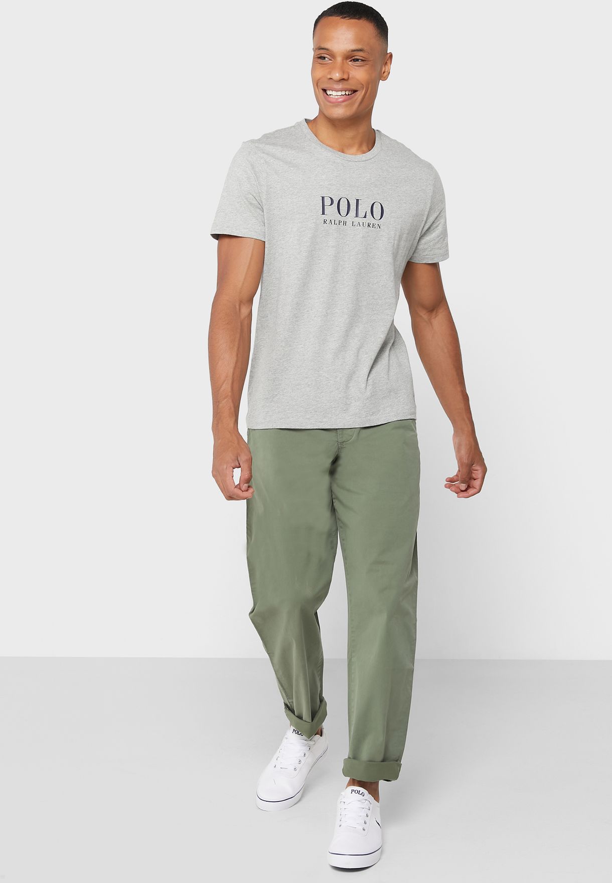 Ralph Lauren Drawstring Relaxed Fit Chinos Byxor Herr Gröna | 572093-RJX