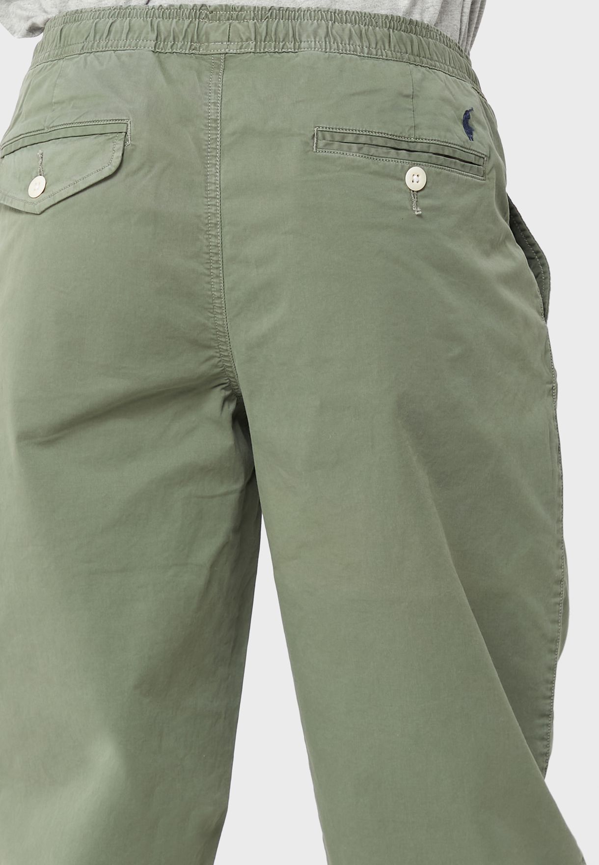 Ralph Lauren Drawstring Relaxed Fit Chinos Byxor Herr Gröna | 572093-RJX