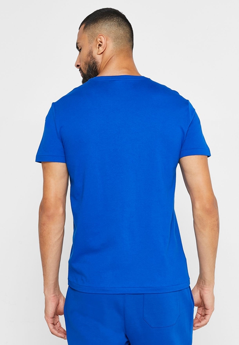 Ralph Lauren Essential Crew Neck T-shirt Herr Blå | 185390-HDL