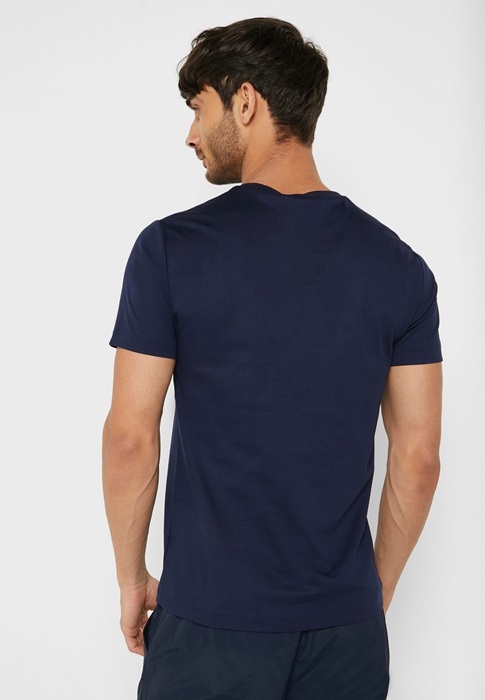 Ralph Lauren Essential Crew Neck T-shirt Herr Marinblå | 370954-CYO