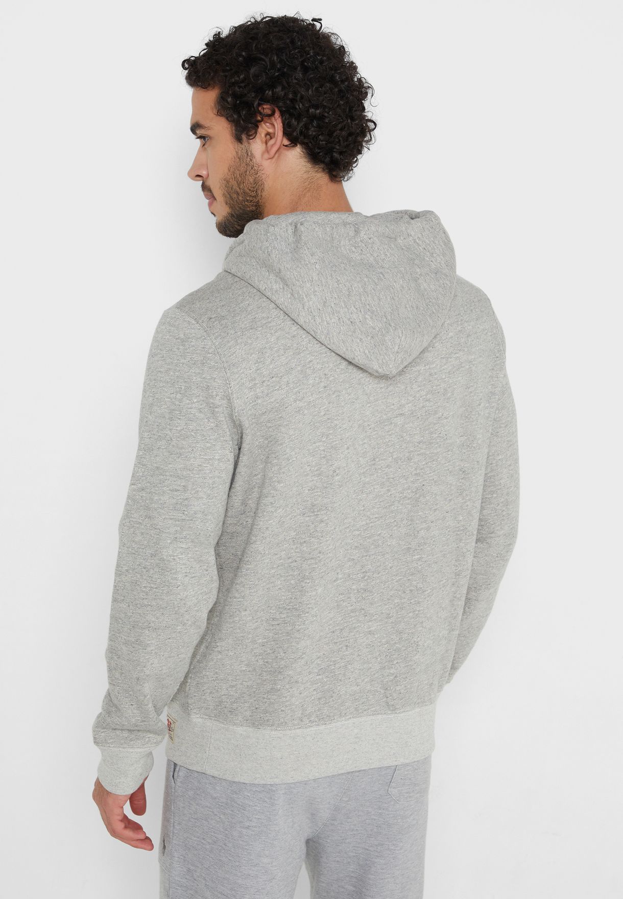 Ralph Lauren Essential Hoodie Herr Grå | 740169-TUZ