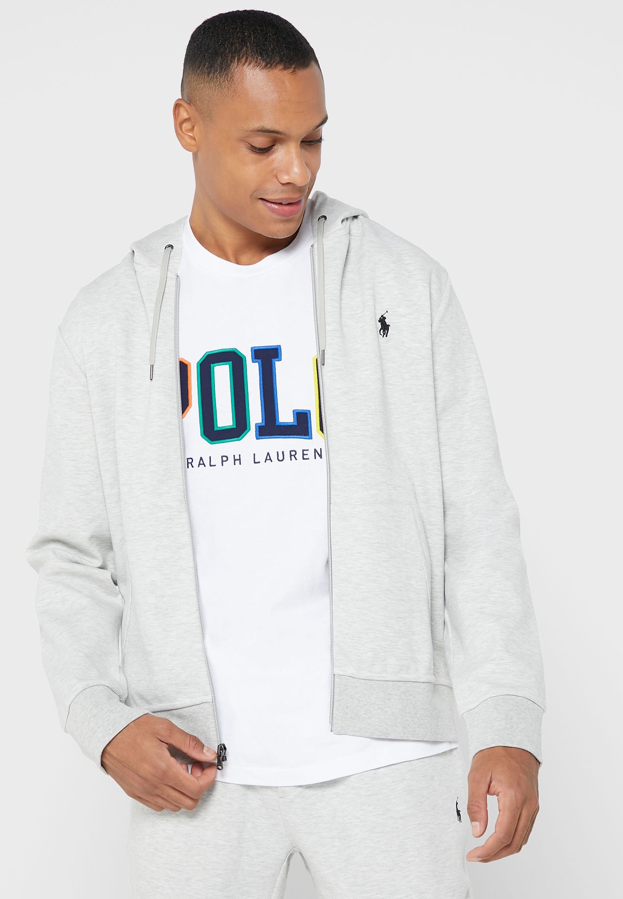 Ralph Lauren Essential Hoodie Herr Grå | 945381-NRC