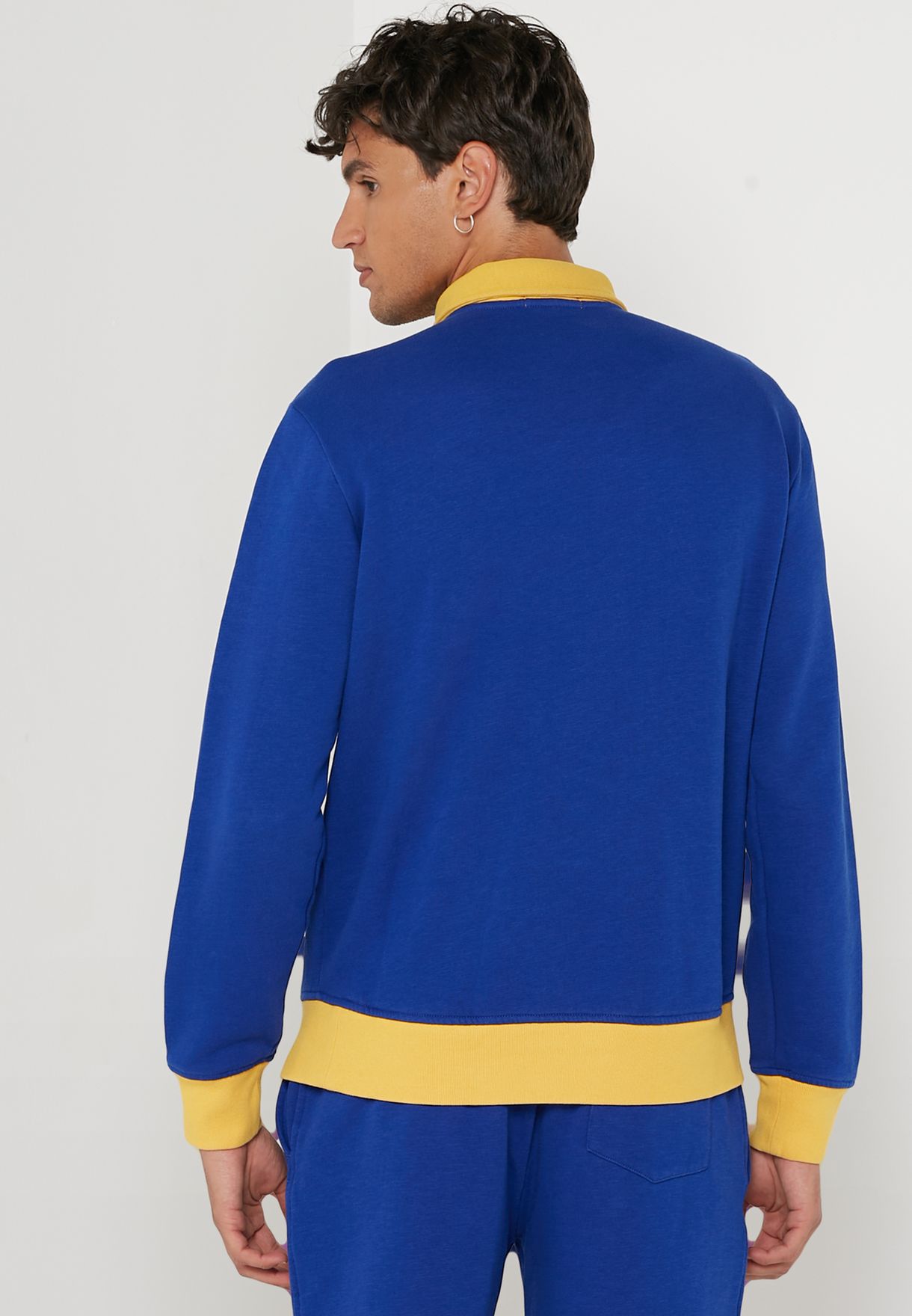 Ralph Lauren Essential Sweatshirt Herr Blå | 726341-CNR