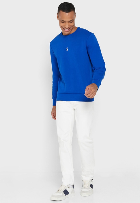 Ralph Lauren Essential Sweatshirt Herr Blå | 842315-TVH