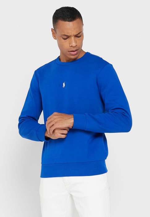 Ralph Lauren Essential Sweatshirt Herr Blå | 842315-TVH