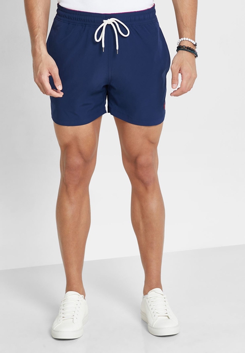 Ralph Lauren Essential Swim Shorts Herr Marinblå | 578693-PQZ