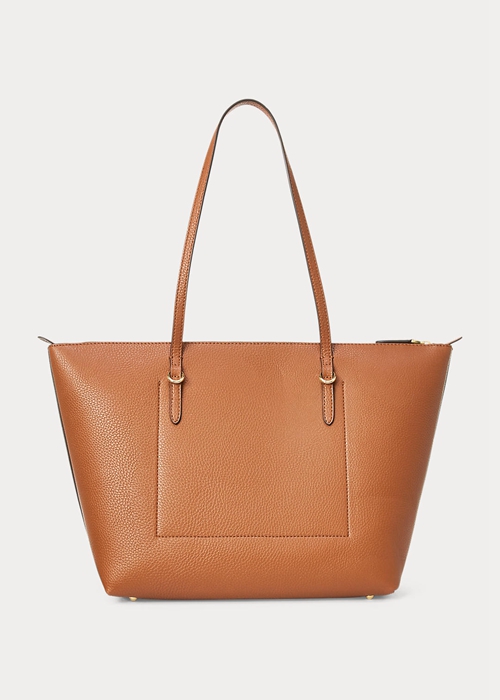 Ralph Lauren Faux-Läder Keaton Toteväska Dam Lauren Tan | 542160-UTS