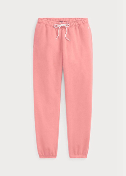 Ralph Lauren Fleece Athletics Byxor Dam Rosa | 265473-LXZ