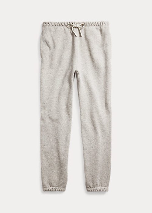 Ralph Lauren Fleece Sweatpants Dam Grå | 370491-JGA