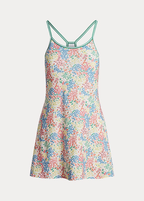 Ralph Lauren Floral Jersey Racerback Klänning Dam Olika Färger | 649012-WAX