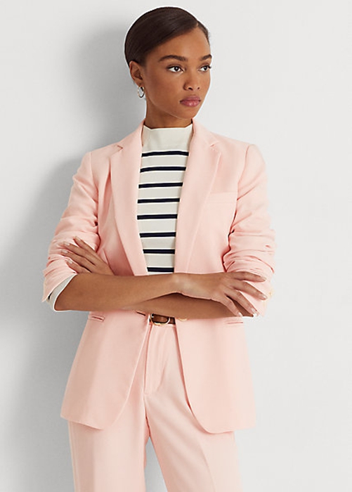 Ralph Lauren Georgette Blazers Dam Rosa | 987462-ZAI