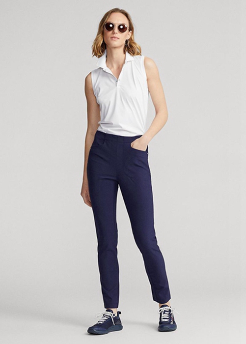 Ralph Lauren GolfStretch Gympa Byxor Dam Marinblå | 468031-DEV