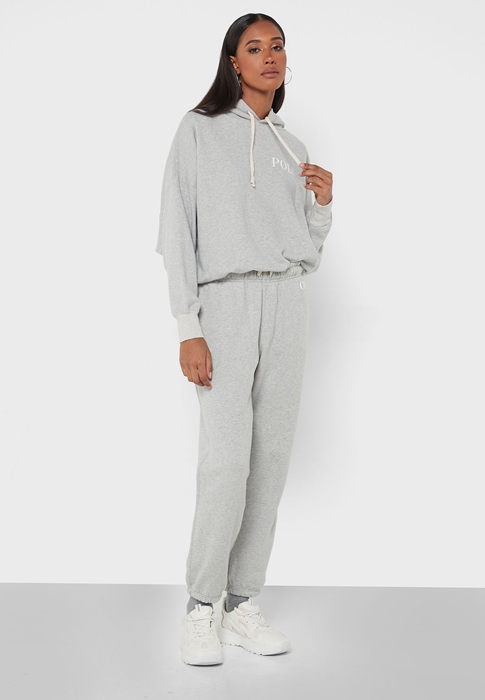 Ralph Lauren High Midja Sweatpants Dam Grå | 758163-LDT