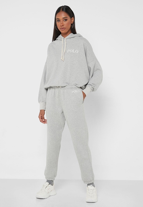 Ralph Lauren High Midja Sweatpants Dam Grå | 758163-LDT