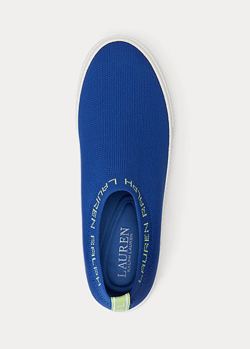 Ralph Lauren Jordyn Slip-On Sneakers Dam Blå | 129056-UMG