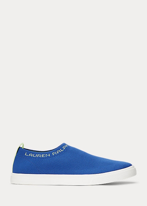 Ralph Lauren Jordyn Slip-On Sneakers Dam Blå | 129056-UMG