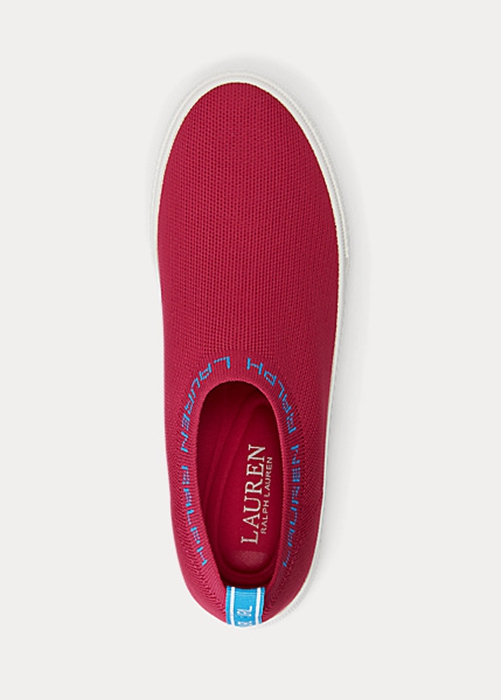 Ralph Lauren Jordyn Slip-On Sneakers Dam Fuchsia | 853047-PBI