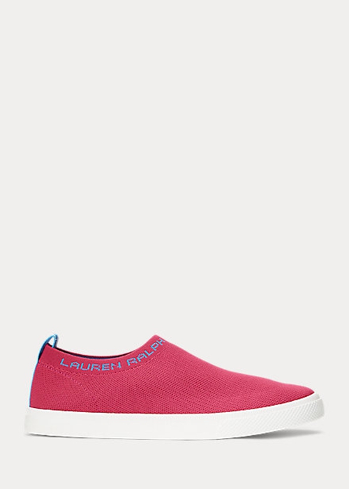 Ralph Lauren Jordyn Slip-On Sneakers Dam Fuchsia | 853047-PBI