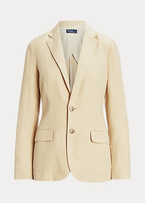 Ralph Lauren Linen Blazers Dam Beige | 165289-RMS