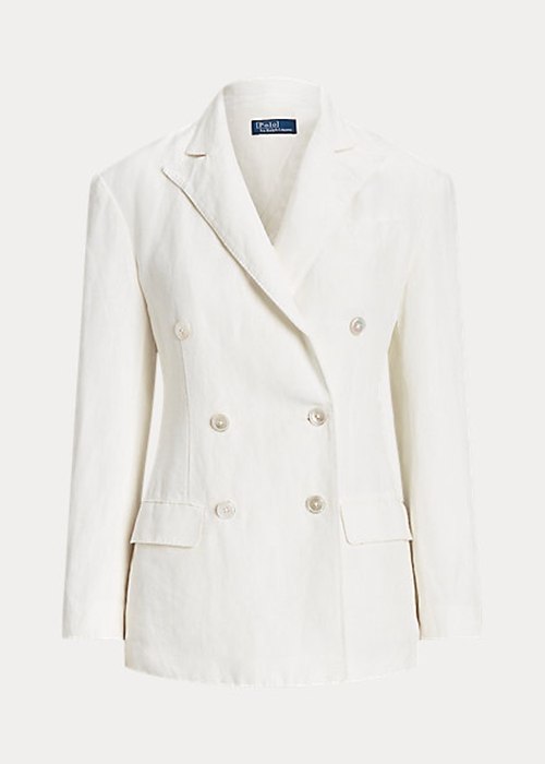 Ralph Lauren Linen Blazers Dam Vita | 534097-KTJ