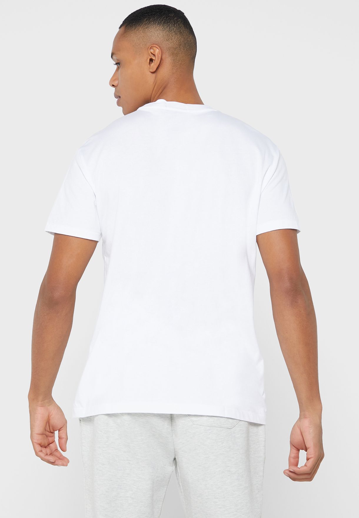 Ralph Lauren Logo Crew Neck T-shirt Herr Vita | 310967-USA