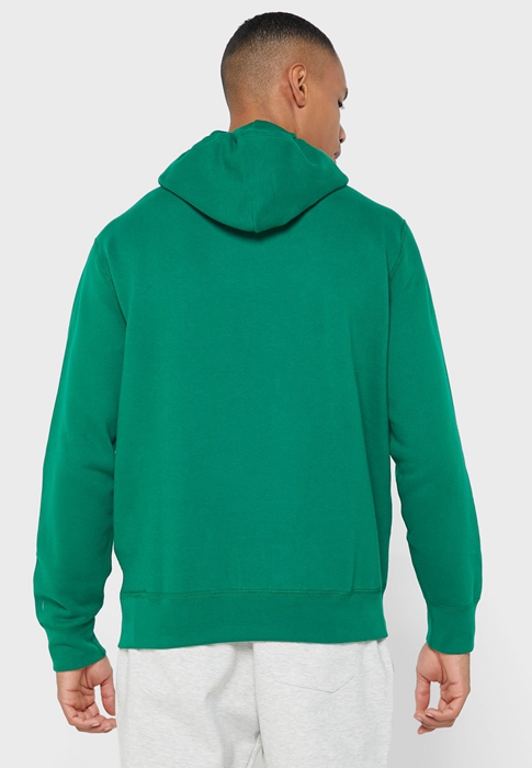 Ralph Lauren Logo Hoodie Herr Gröna | 652748-VGC