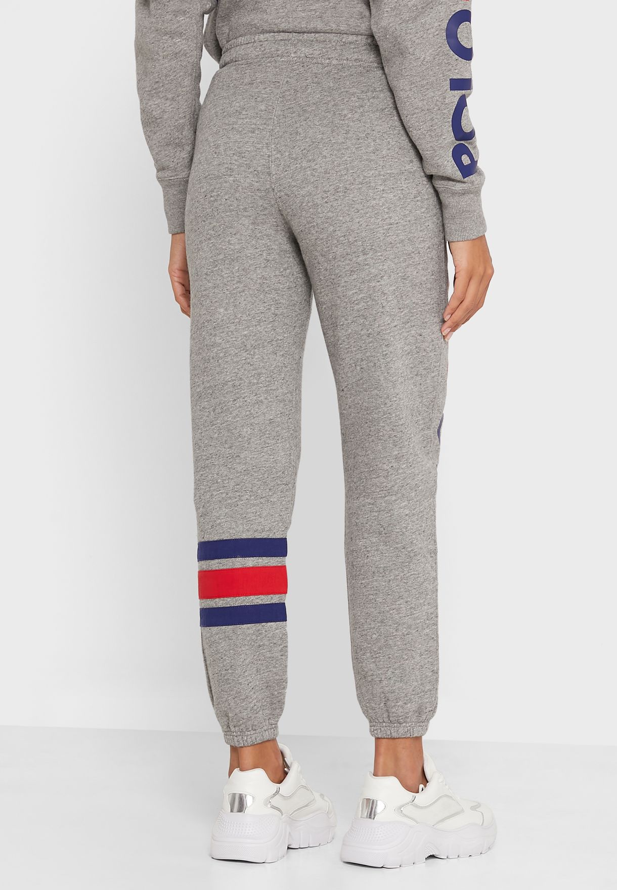 Ralph Lauren Logo Joggers Sweatpants Dam Grå | 571984-LOJ