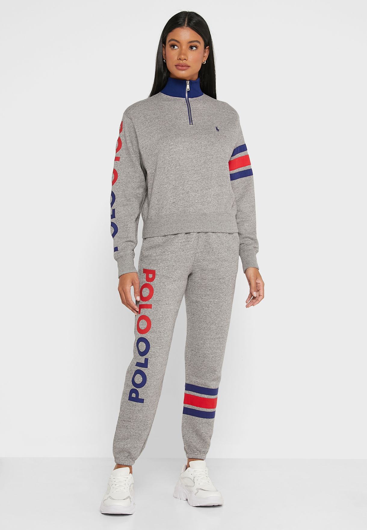 Ralph Lauren Logo Joggers Sweatpants Dam Grå | 571984-LOJ