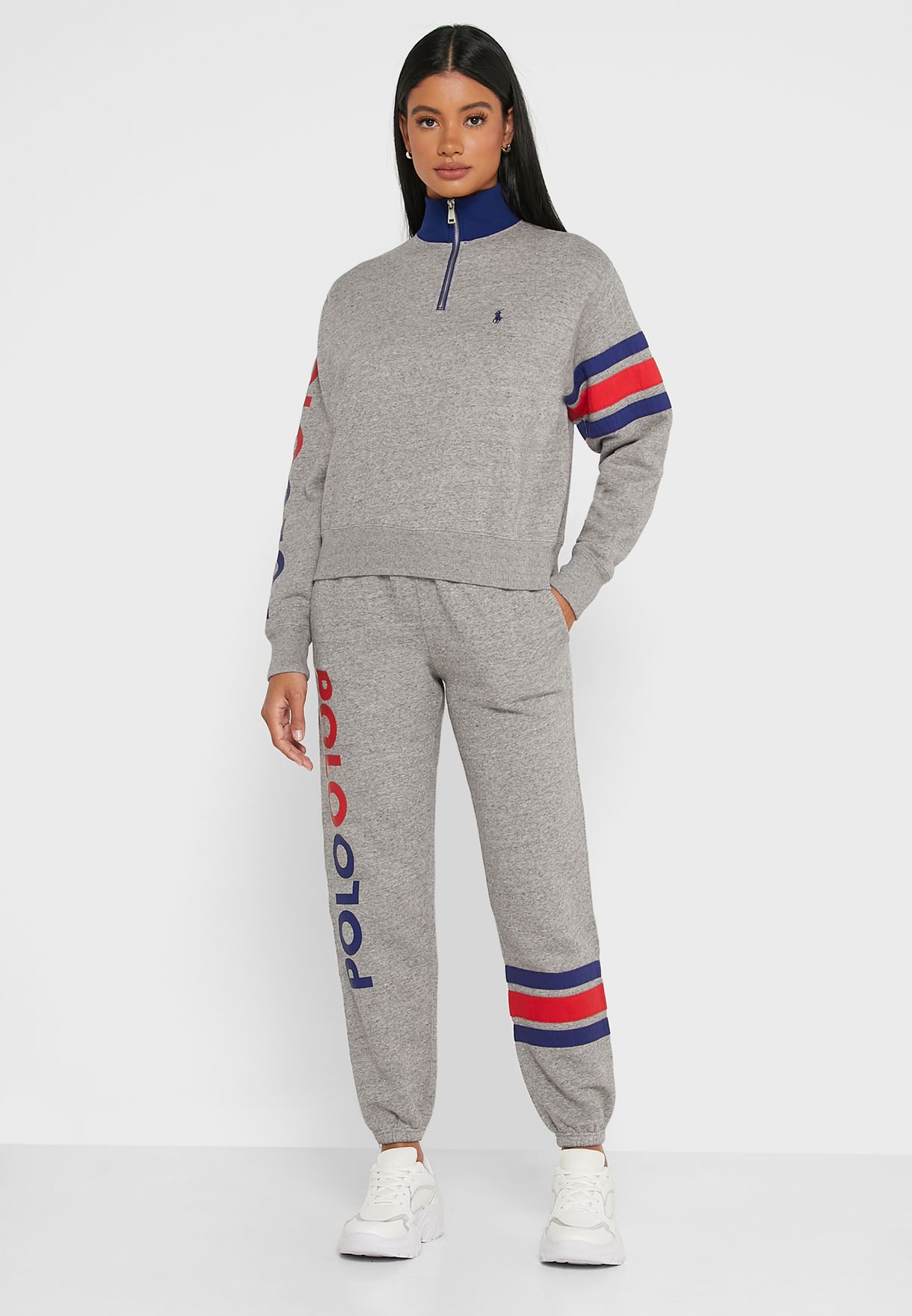 Ralph Lauren Logo Joggers Sweatpants Dam Grå | 571984-LOJ