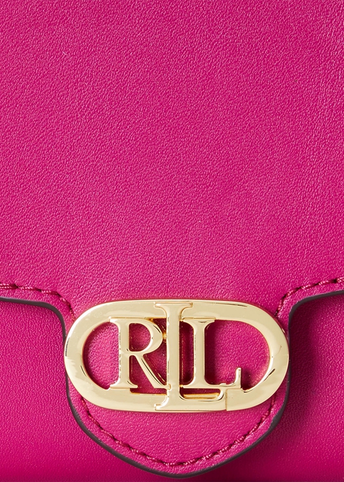 Ralph Lauren Läder Medium Adair Crossbody Väska Dam Fuschia Berry | 085769-YDE