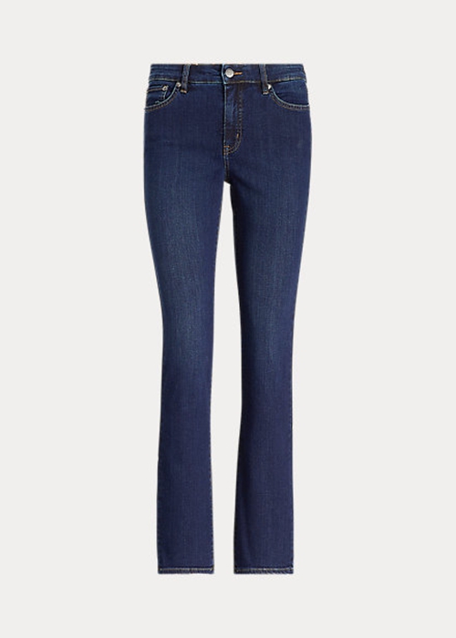 Ralph Lauren Mid-Rise Hetero Jeans Dam Blå | 031728-KRH