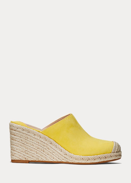 Ralph Lauren Pennie Mocka Espadrille Dam Gula | 249715-WTD