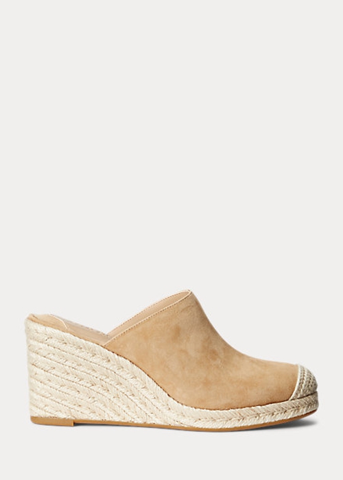 Ralph Lauren Pennie Mocka Espadrille Dam Khaki | 498367-CNO