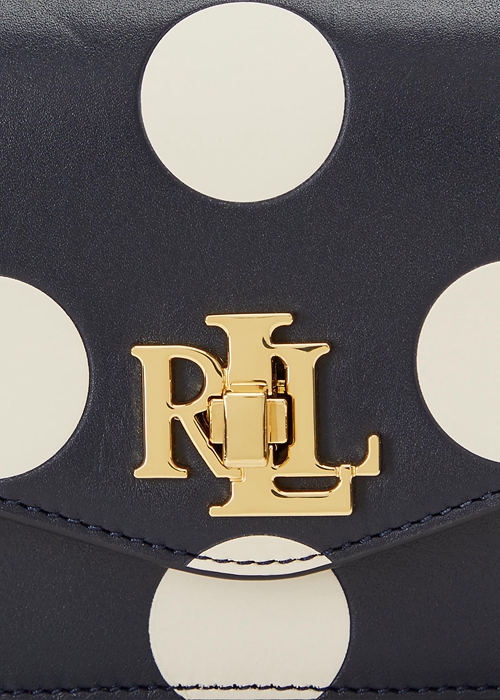 Ralph Lauren Polka-Dot Small Tayler Crossbody Väska Dam Refined Navy/Vanilla | 138745-DLP