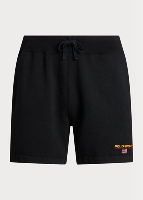 Ralph Lauren Polo Sport Fleece Shorts Herr Svarta | 530148-TOX