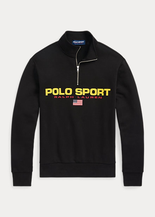 Ralph Lauren Polo Sport Fleece Tröjor Dam Svarta | 254163-JUA