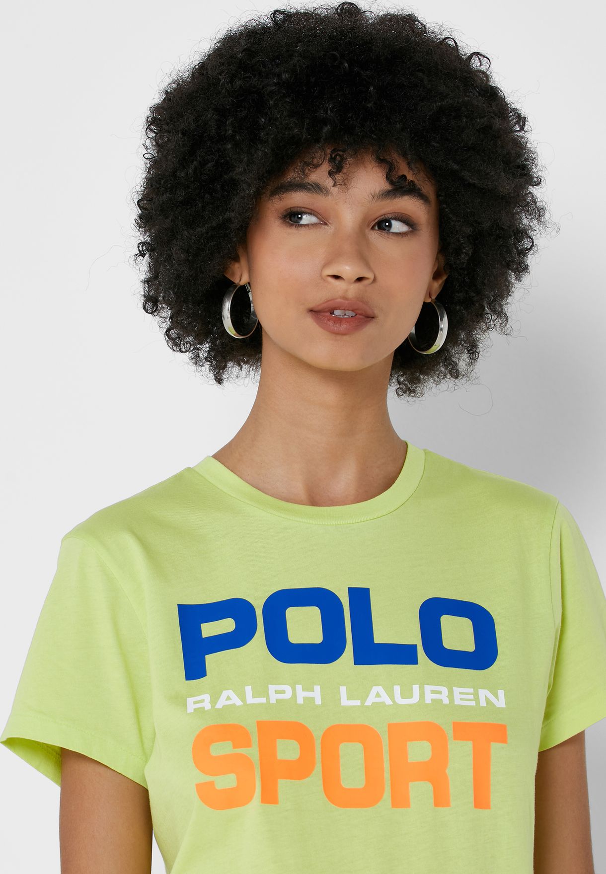 Ralph Lauren Polo T-shirt Dam Gula | 032741-VNU